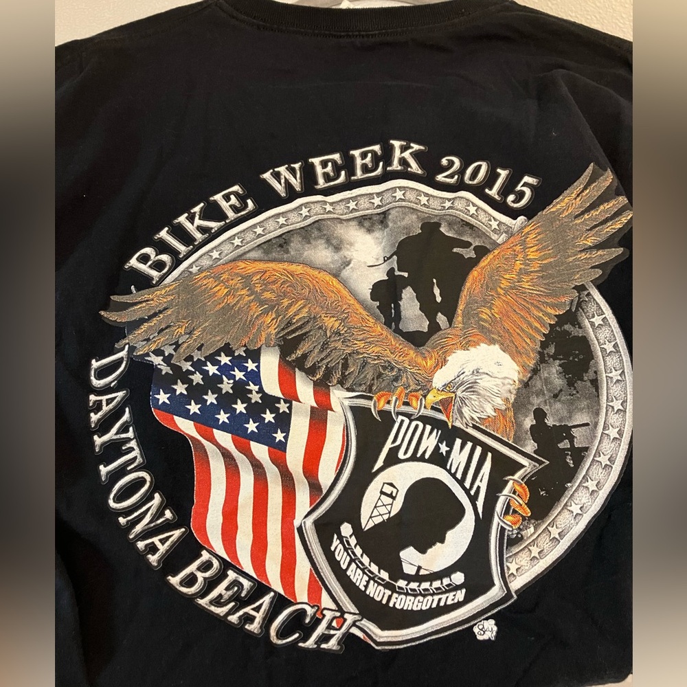 Size Large Daytona bike week 2015 motorcycle shirt. Like new